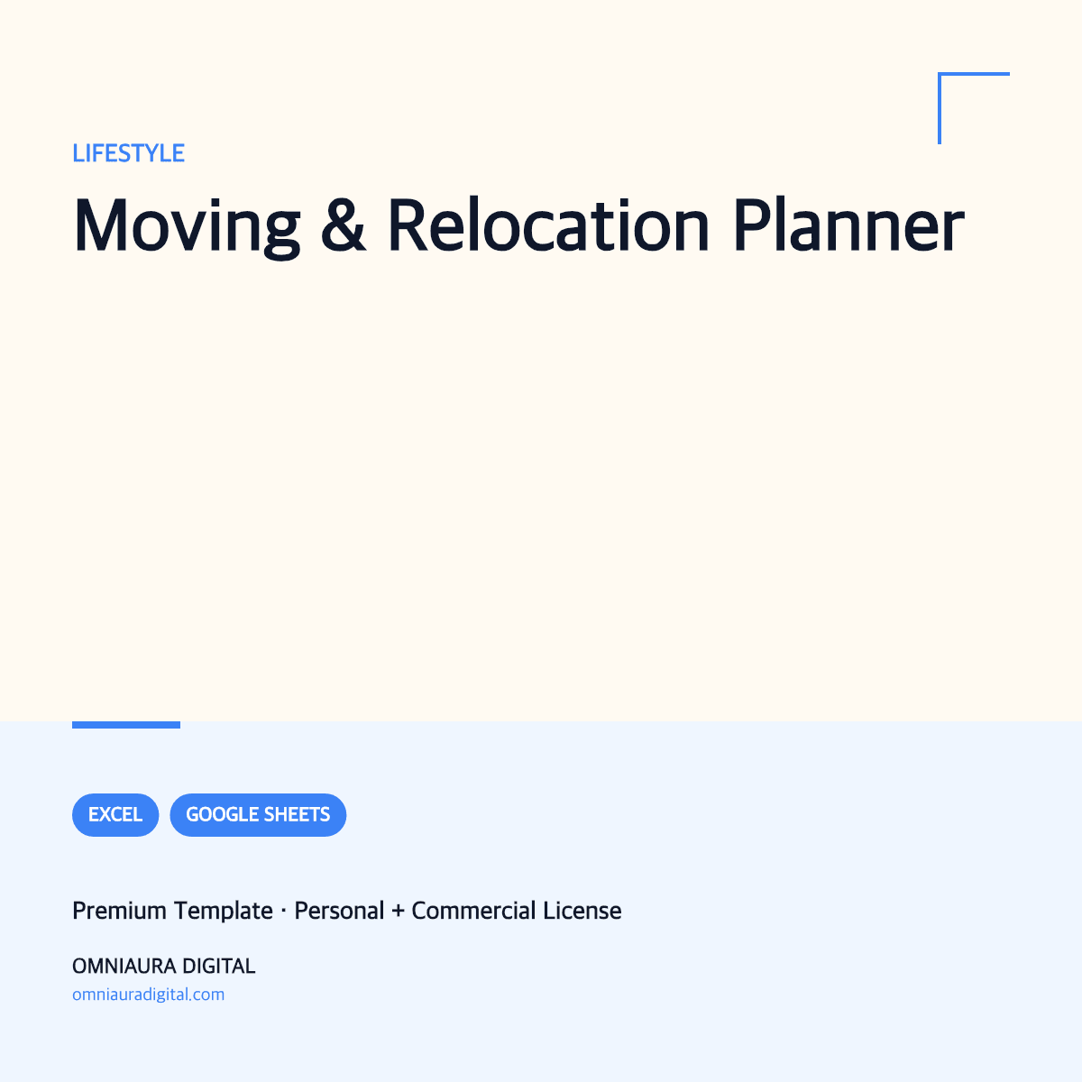 Moving & Relocation Planner — printable preview